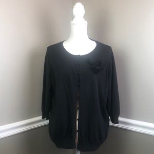 3 for $18 Talbots Petite Cardigan 3/4 Sleeve Rose
